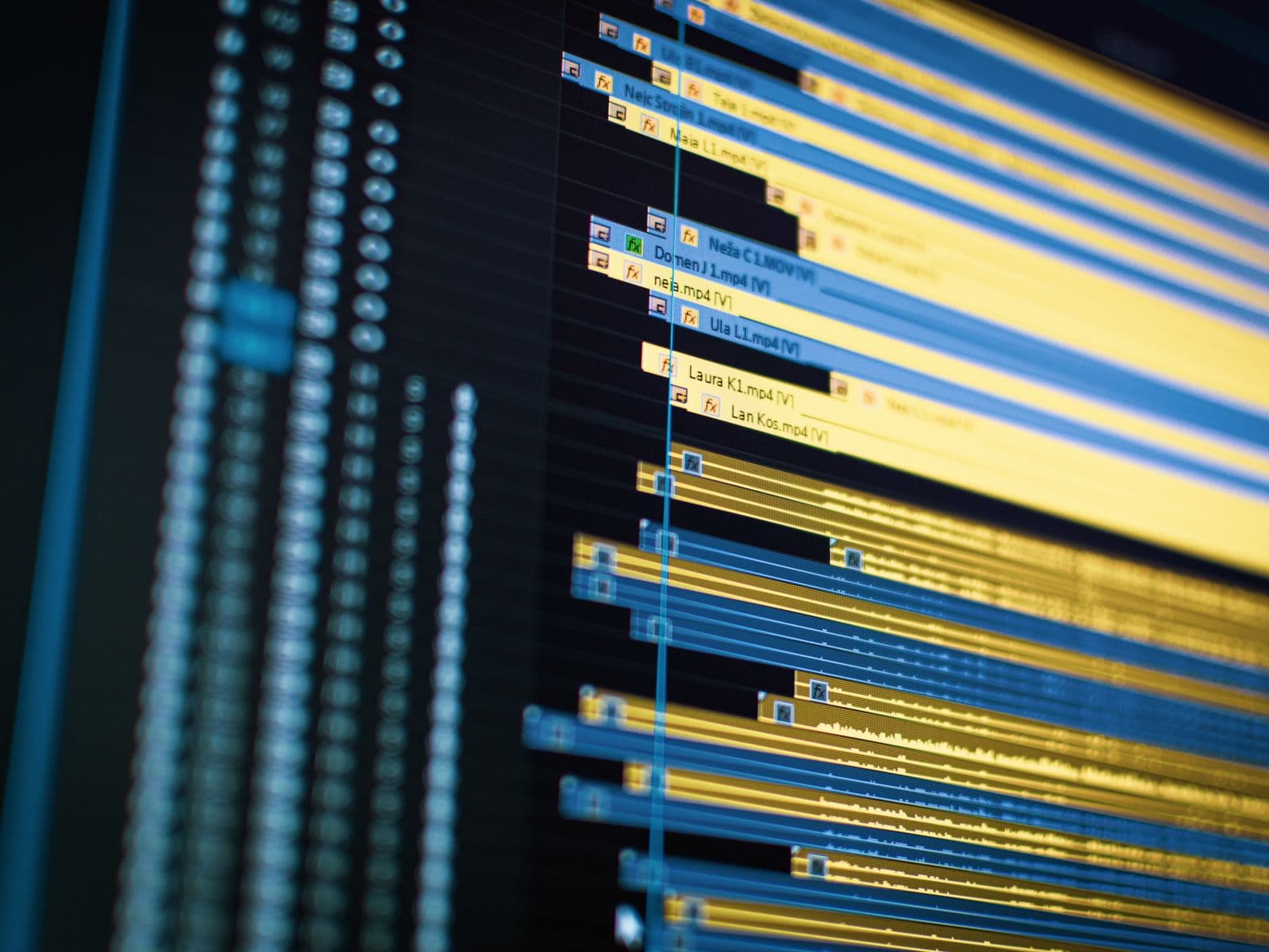 Close up shot of a computer screen